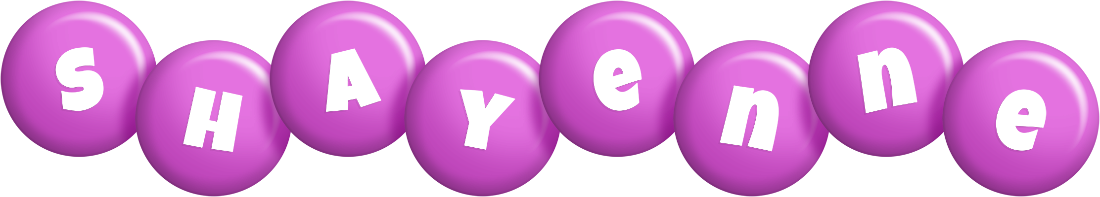Shayenne candy-purple logo