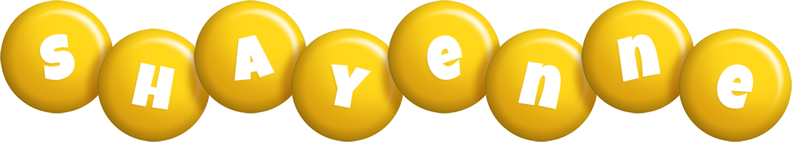 Shayenne candy-yellow logo
