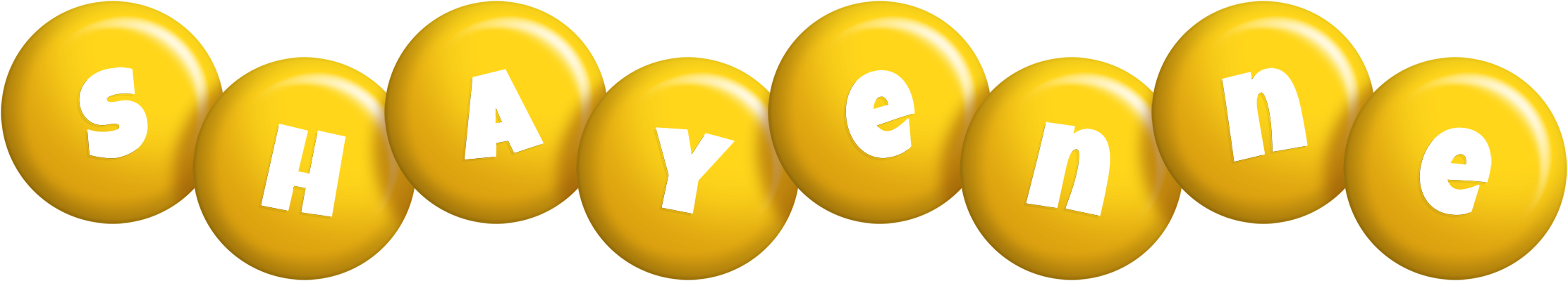 Shayenne candy-yellow logo