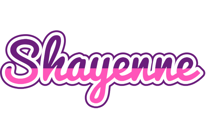 Shayenne cheerful logo