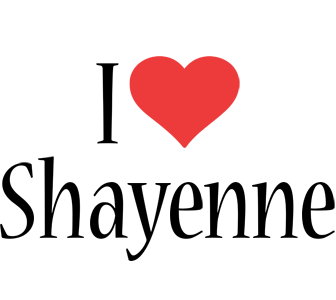 Shayenne i-love logo