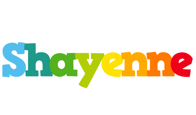 Shayenne rainbows logo