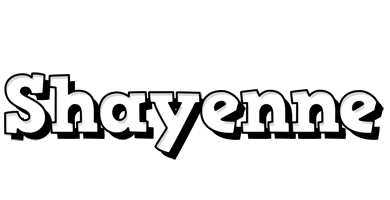 Shayenne snowing logo