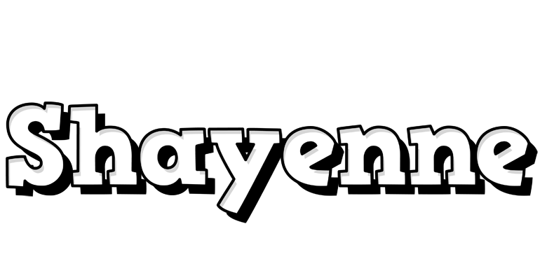 Shayenne snowing logo