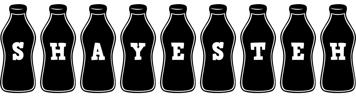 Shayesteh bottle logo