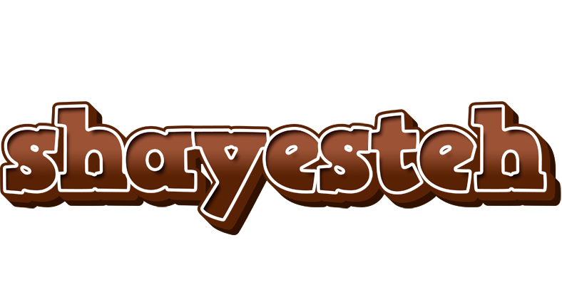 Shayesteh brownie logo