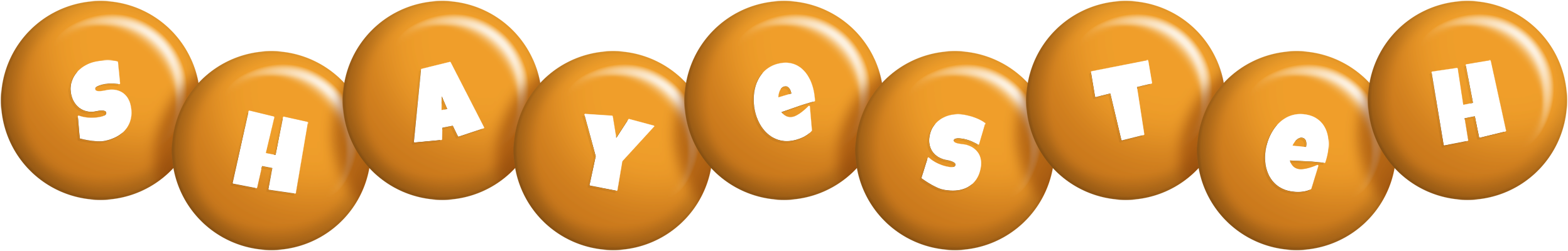 Shayesteh candy-orange logo