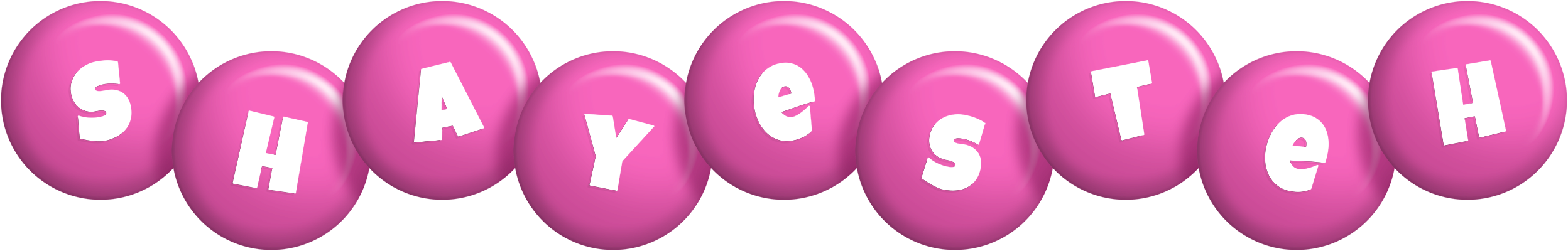 Shayesteh candy-pink logo