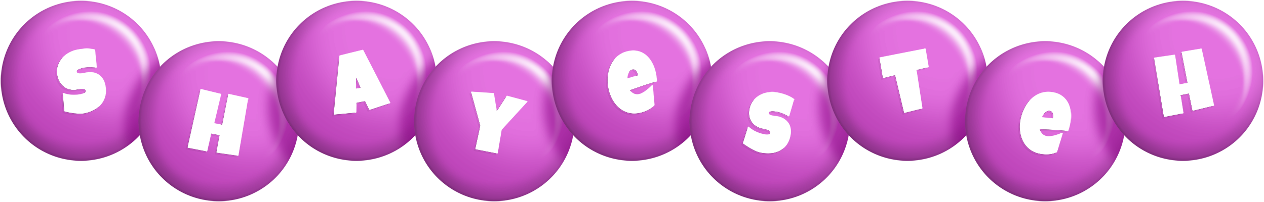Shayesteh candy-purple logo