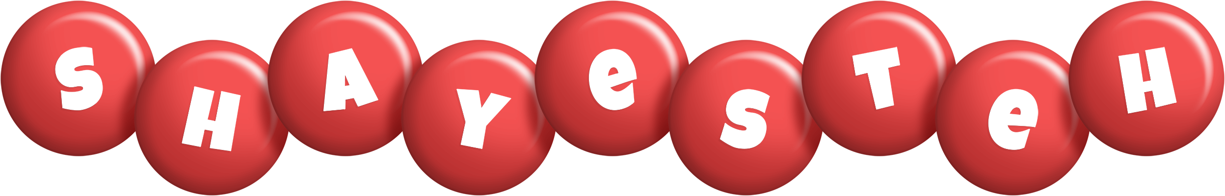 Shayesteh candy-red logo