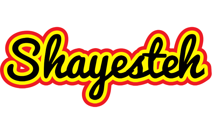 Shayesteh flaming logo
