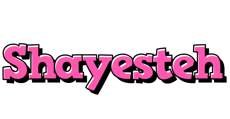 Shayesteh girlish logo