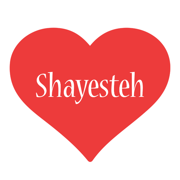 Shayesteh love logo