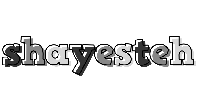 Shayesteh night logo