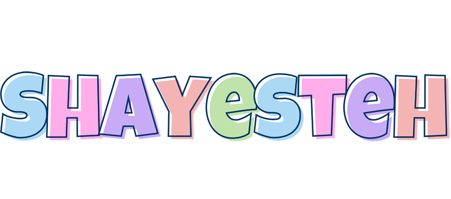 Shayesteh pastel logo