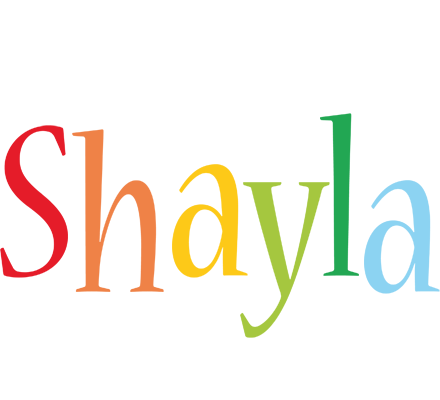 Shayla birthday logo