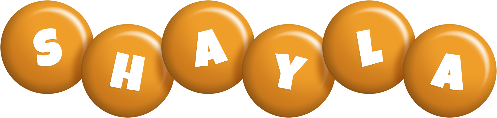 Shayla candy-orange logo