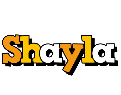 Shayla cartoon logo