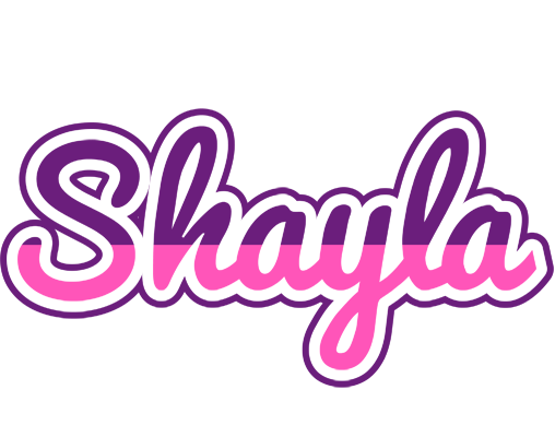 Shayla cheerful logo