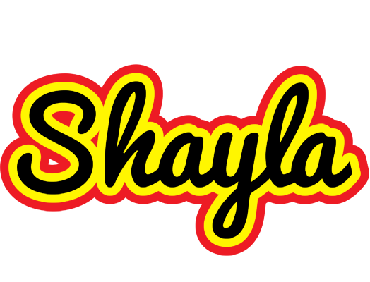Shayla flaming logo
