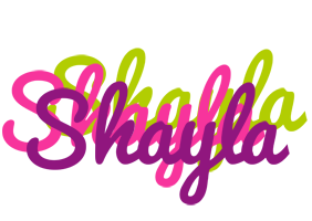 Shayla flowers logo