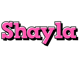 Shayla girlish logo