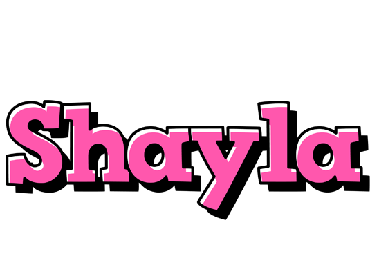 Shayla girlish logo