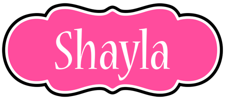 Shayla invitation logo