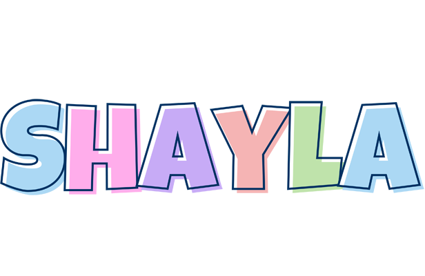 Shayla pastel logo
