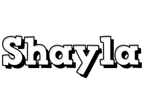 Shayla snowing logo