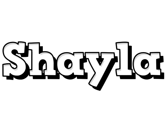 Shayla snowing logo