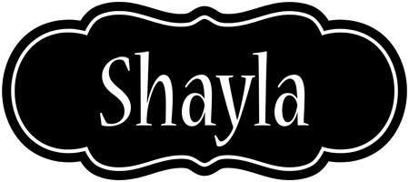 Shayla welcome logo