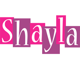 Shayla whine logo