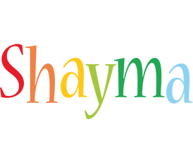 Shayma birthday logo