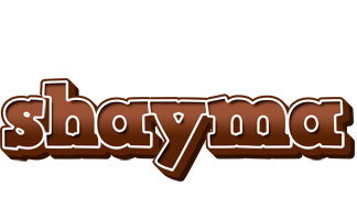 Shayma brownie logo
