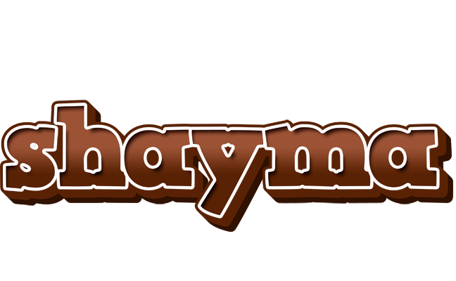 Shayma brownie logo