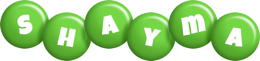 Shayma candy-green logo