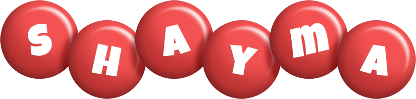 Shayma candy-red logo