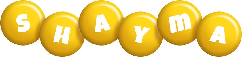 Shayma candy-yellow logo