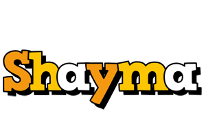 Shayma cartoon logo