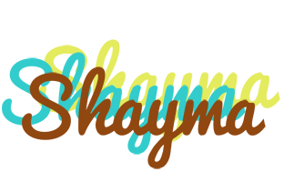 Shayma cupcake logo