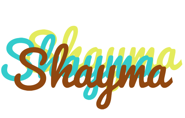 Shayma cupcake logo