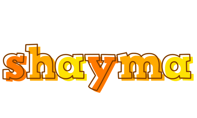 Shayma desert logo