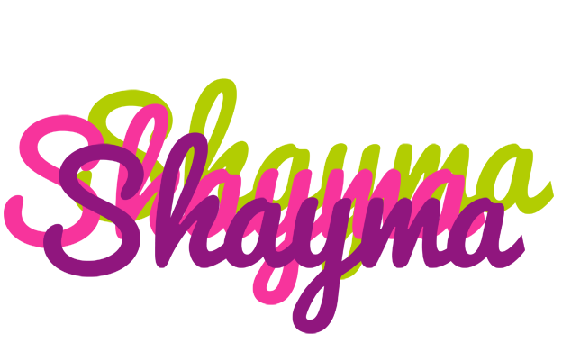 Shayma flowers logo