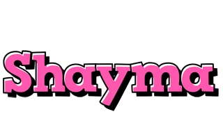 Shayma girlish logo