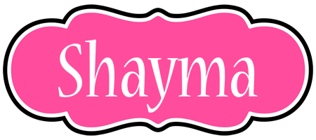 Shayma invitation logo