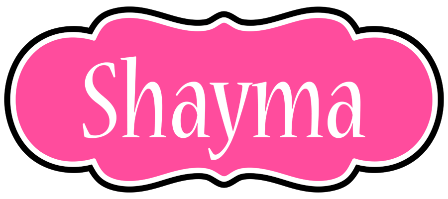 Shayma invitation logo