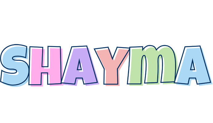 Shayma pastel logo