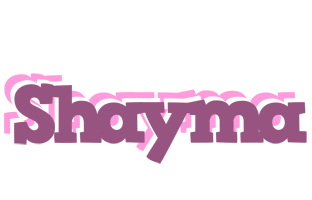 Shayma relaxing logo