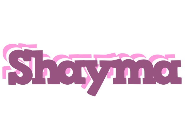Shayma relaxing logo